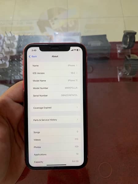 IPhone 11 64 GB Battery Health 75% Sim Working Physical Factory Unlock 6