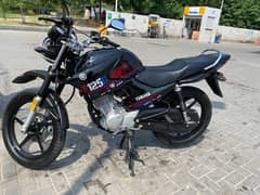 yamaha ybr 125g 2023 with jaikin helmet 0