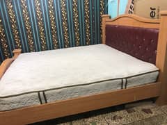 only bed without mattress and with dressing