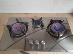 3 burner stove