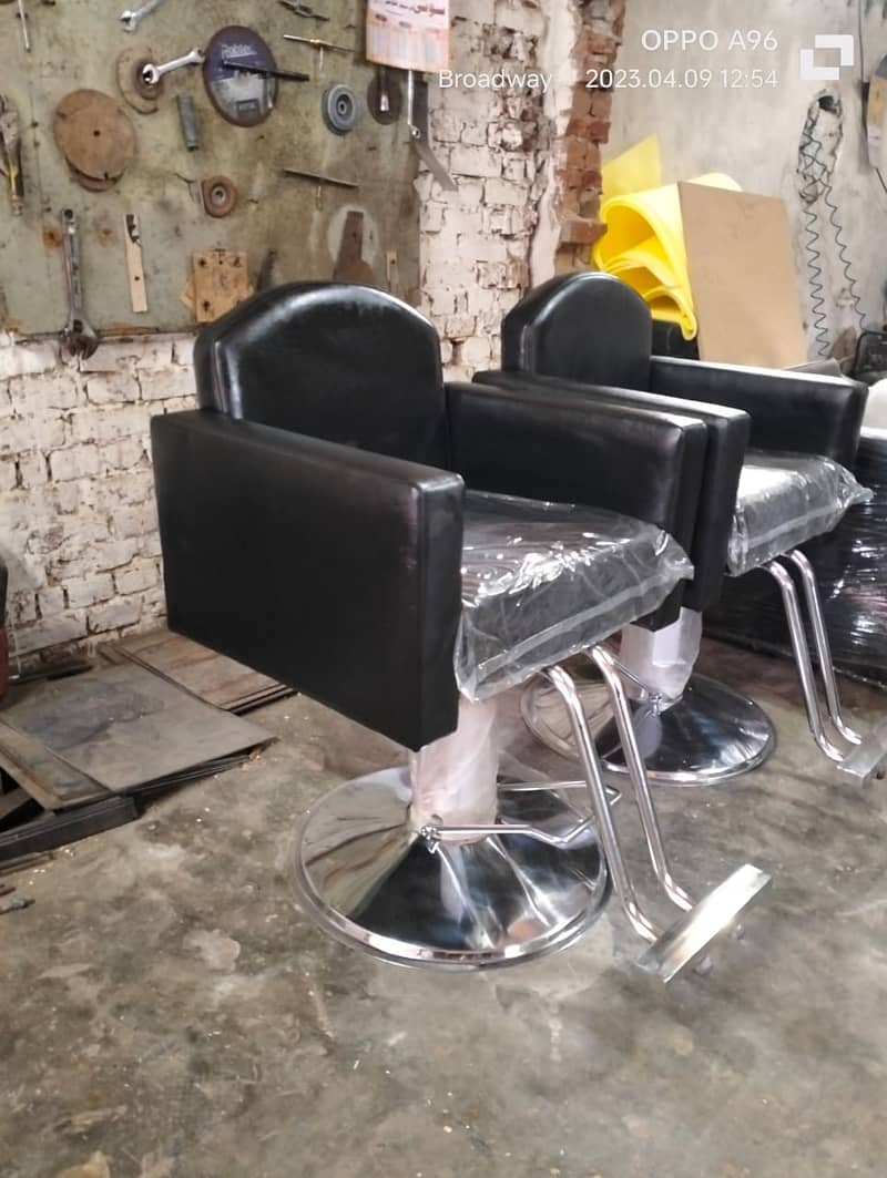 Saloon chair / Barber chair/Cutting chair/Massage bed/ Shampoo unit 10