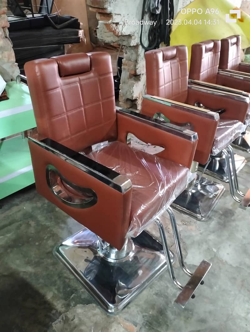 Saloon chair / Barber chair/Cutting chair/Massage bed/ Shampoo unit 15