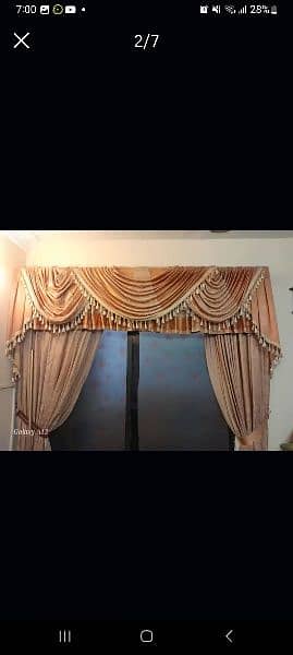 Drawing room double curtains 0