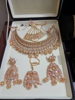 Top quality heavy bridal jewellery set