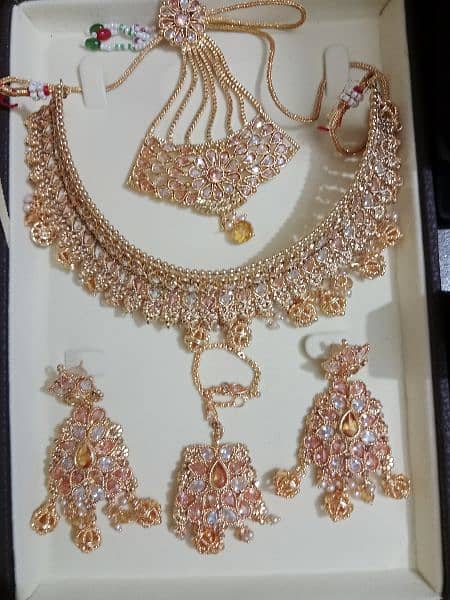 Top quality heavy bridal jewellery set 1