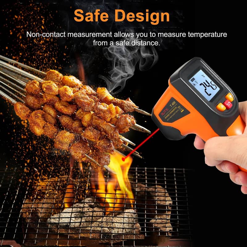 Digital Infrared Thermometer Laser Temperature. 2