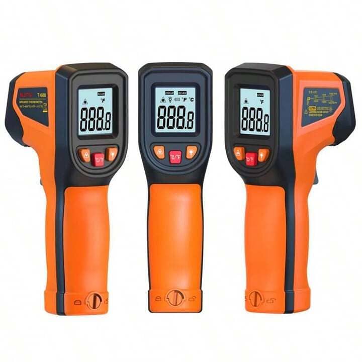 Digital Infrared Thermometer Laser Temperature. 5