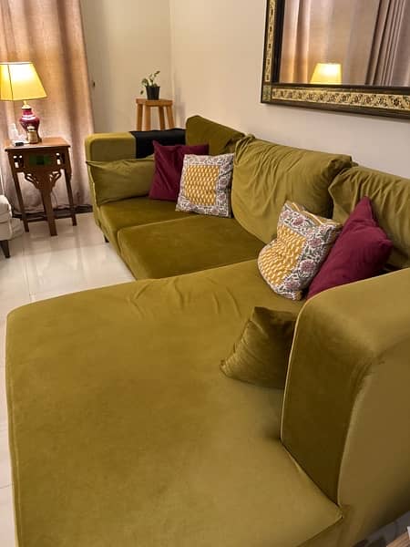 Custom 4 seater L shaped Sofa for sale 1