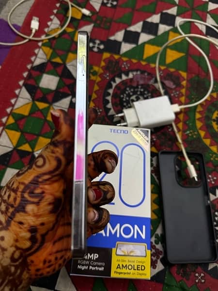 camon 20 8+8/256 complte saman n box 1