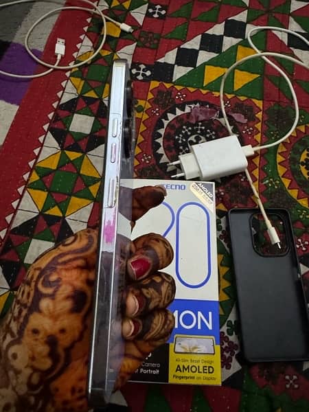 camon 20 8+8/256 complte saman n box 4