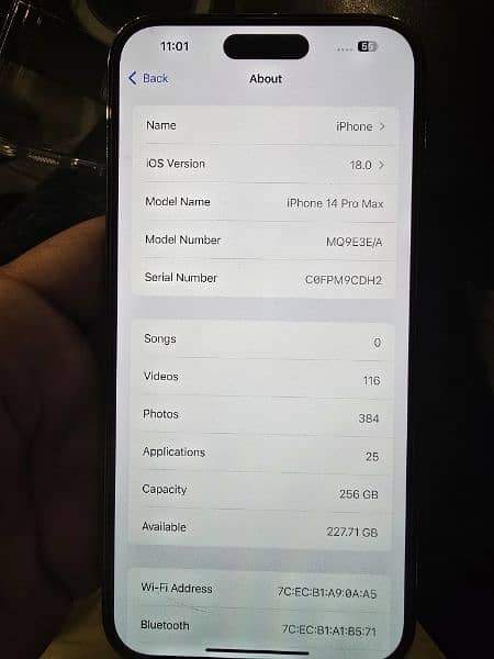 i phone 14pro Max 256gb 1