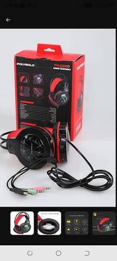 5.1 RGB gaming headset plus mic 0