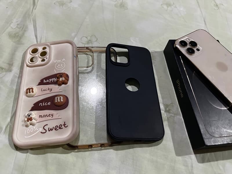 Iphone 12 pro max PTA Approved 128 gold 3