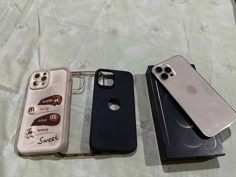 Iphone 12 pro max PTA Approved 128 gold 5