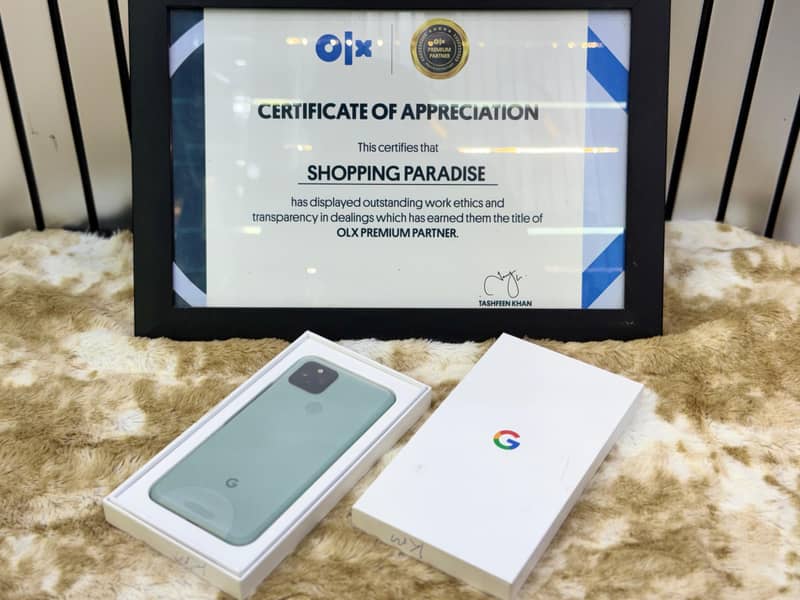 GOOGLE PIXEL 5 PTA APPROVE BOX PACK CPO BRAND NEW 1