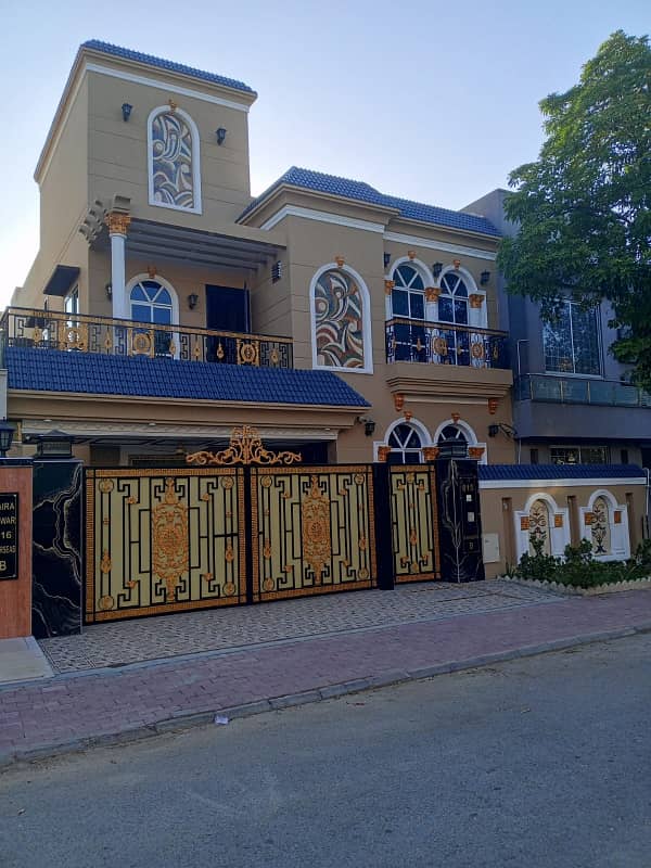 10 Marla Spanish brand leevish house for sale bahria town overseas B block 0