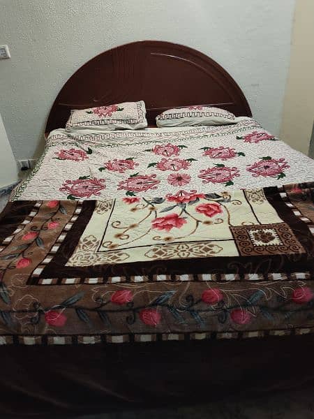 Wooden Double Bed 2