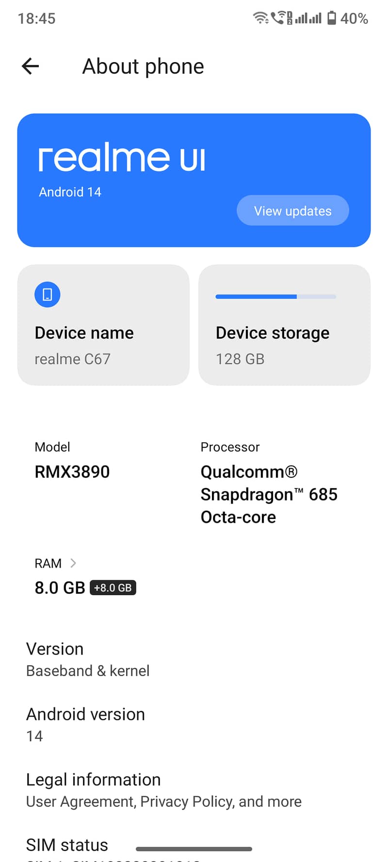 Realme C67 8+8 128 3