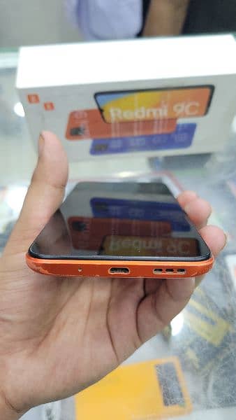 redmi 9c  64gb with box charger not available 3