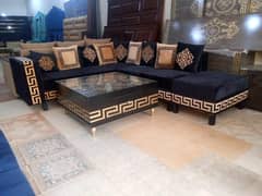 Sofa set / L shape sofa / poshish sofa /sofa with cushions