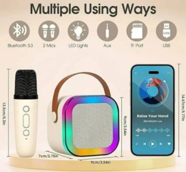 portable mini speaker with mic 5