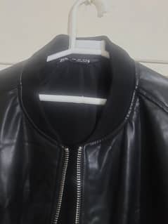 Leather jacket zara brand new for sale 0