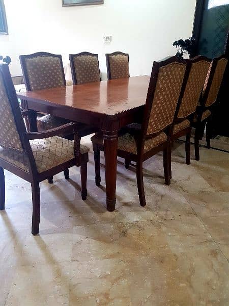 Full size Wooden Dinning set with 8 chairs 3