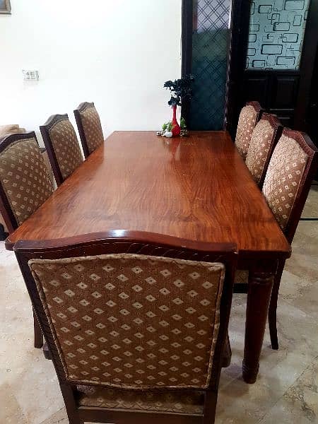 Full size Wooden Dinning set with 8 chairs 4