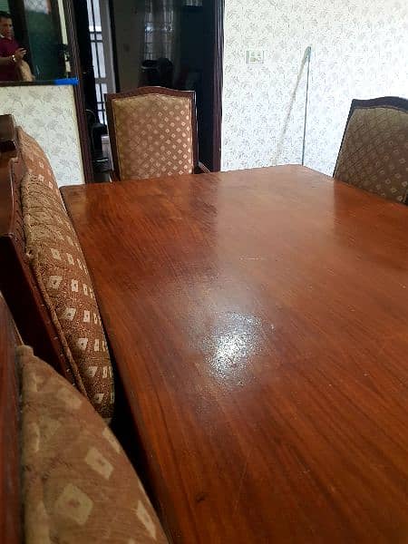 Full size Wooden Dinning set with 8 chairs 5