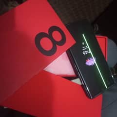 One plus 8 with box Dual sim working all detail in description 0