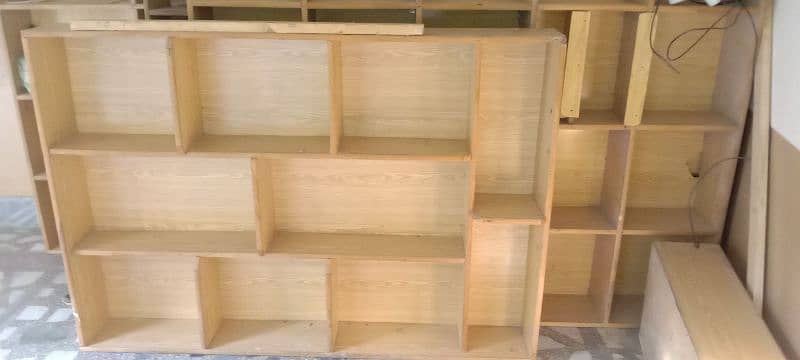 wooden Racking for sale with 8ft Counter. . . 1