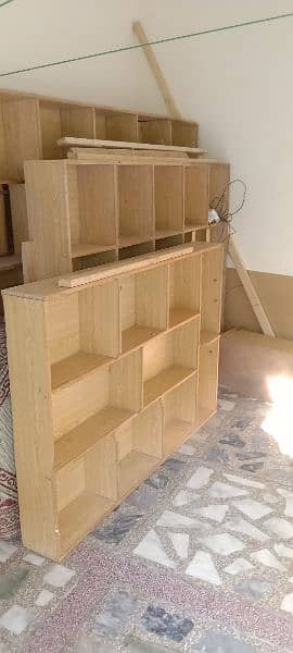 wooden Racking for sale with 8ft Counter. . . 2