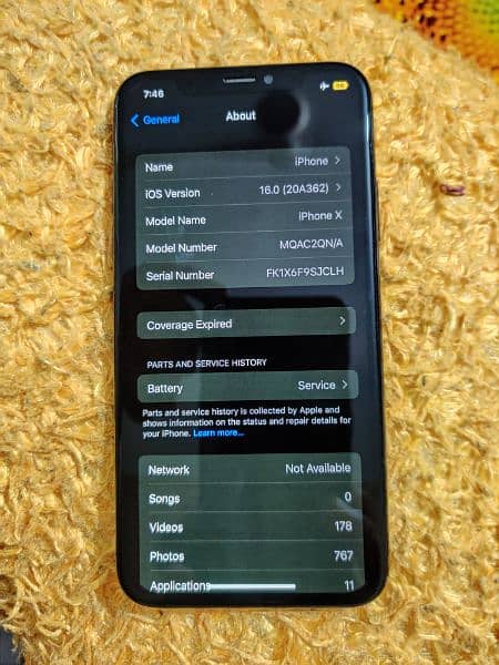 IPHONE X 64 GB ( NON PTA ) 4