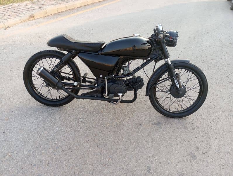 100cc modified into cafe racer 4