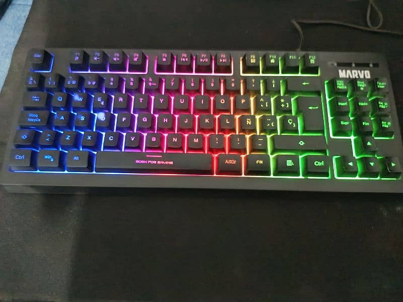 Gaming keyboard (marvo),dell office mouse(4 dpi settings) 1