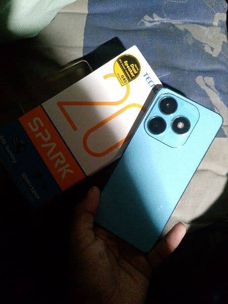 Tecno Spark 20 With box 10by10 6