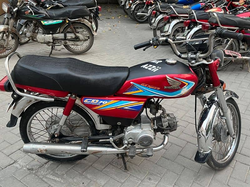 Honda CD 70 Model 2019 for sale in good condition 2