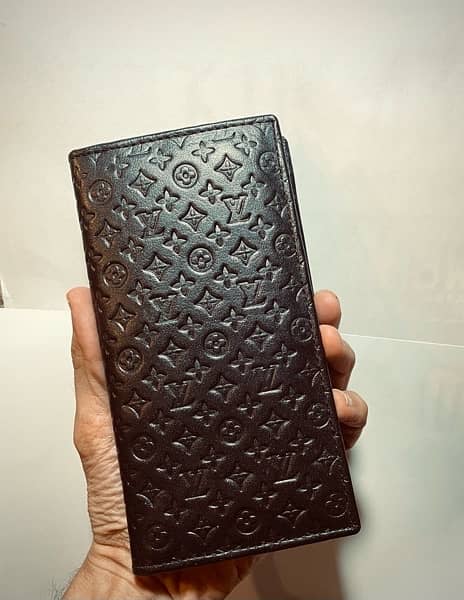 Pure Leather Long Wallet  Available 1