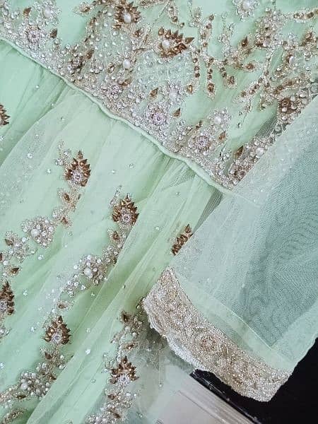 Net fabric 3 piece sea green 2