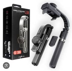 L08 HANDHELD SELFIE STICK TRIPOD GIMBAL STABILIZER WITH REMOTE