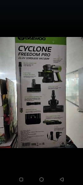 Daewoo Cyclone Freedom Pro 22.2 V Cordless Vacuum Cleaner 1