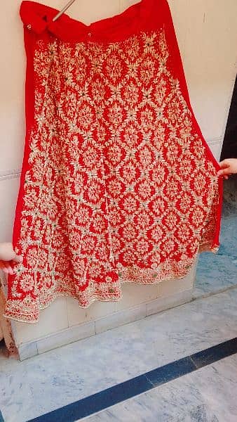 bridal lehnga 10 /10 condition 4