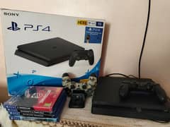 PS4 Slim 1 TB with 1 Original Controller and Games 0