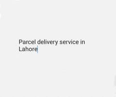 Delivery service in lahore