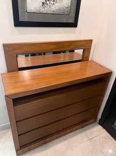 dressing table with full size mirror