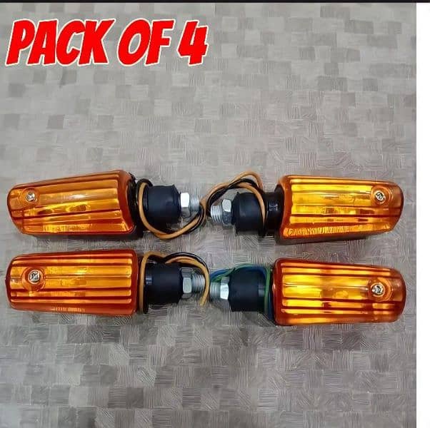 4 pcs Bike Safety Lights Indicators 1