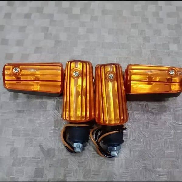 4 pcs Bike Safety Lights Indicators 4