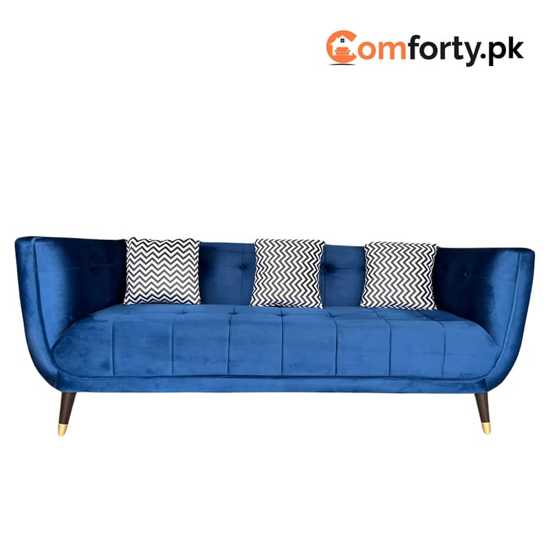 Sofa Set - Molty Foam Sofa - Turkish Sofa - Velvet Colour - Settee 1