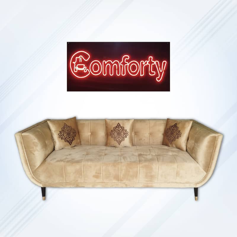 Sofa Set - Molty Foam Sofa - Turkish Sofa - Velvet Colour - Settee 7