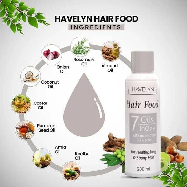 Hair food oil 2